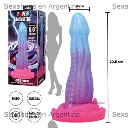 Dildo Monster con sopapa de silicona